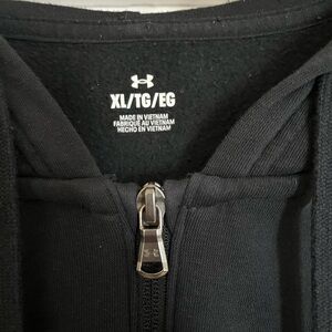 Under Armour Black Zip-Up Hoodie